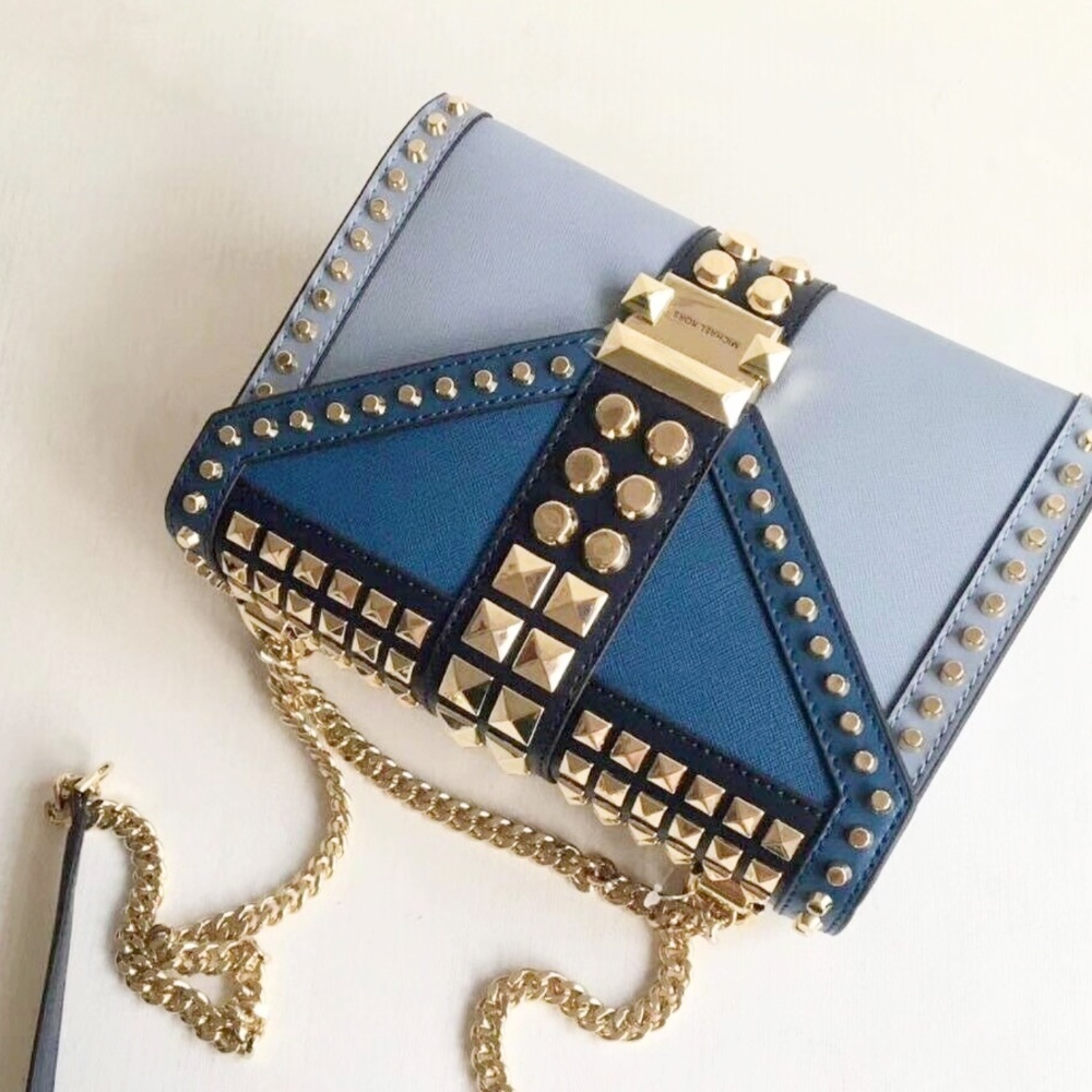 NEW Michael Kors Whitney studded chain strap Bag - Picture 5 of 8